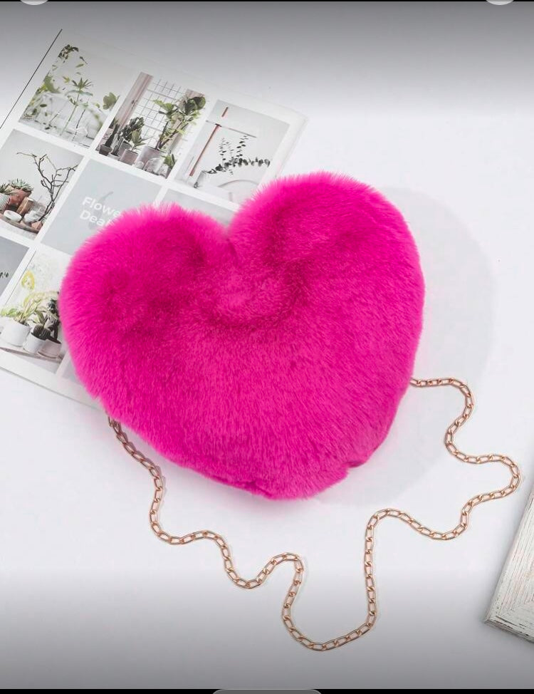 Heart Fur Purses
