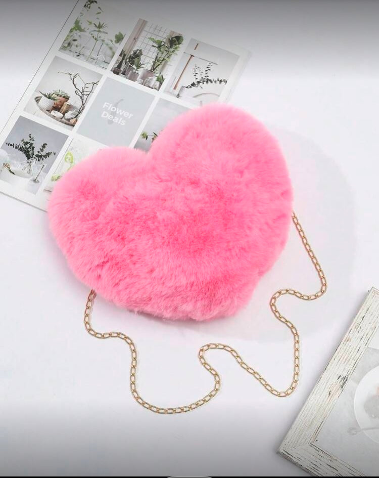 Heart Fur Purses